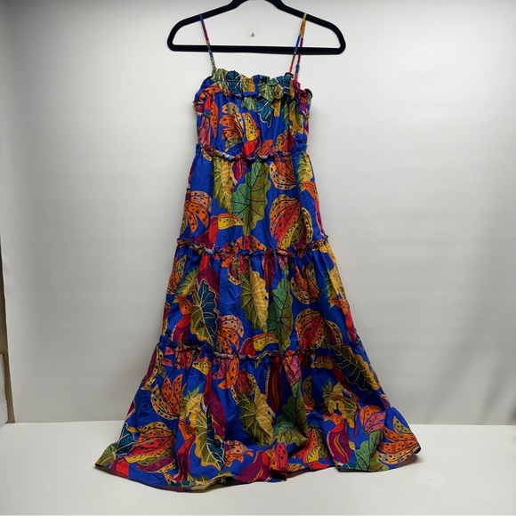 FARM RIO PARROTS PRINT MAXY DRESS SIZE XS - Picture 4 of 9
